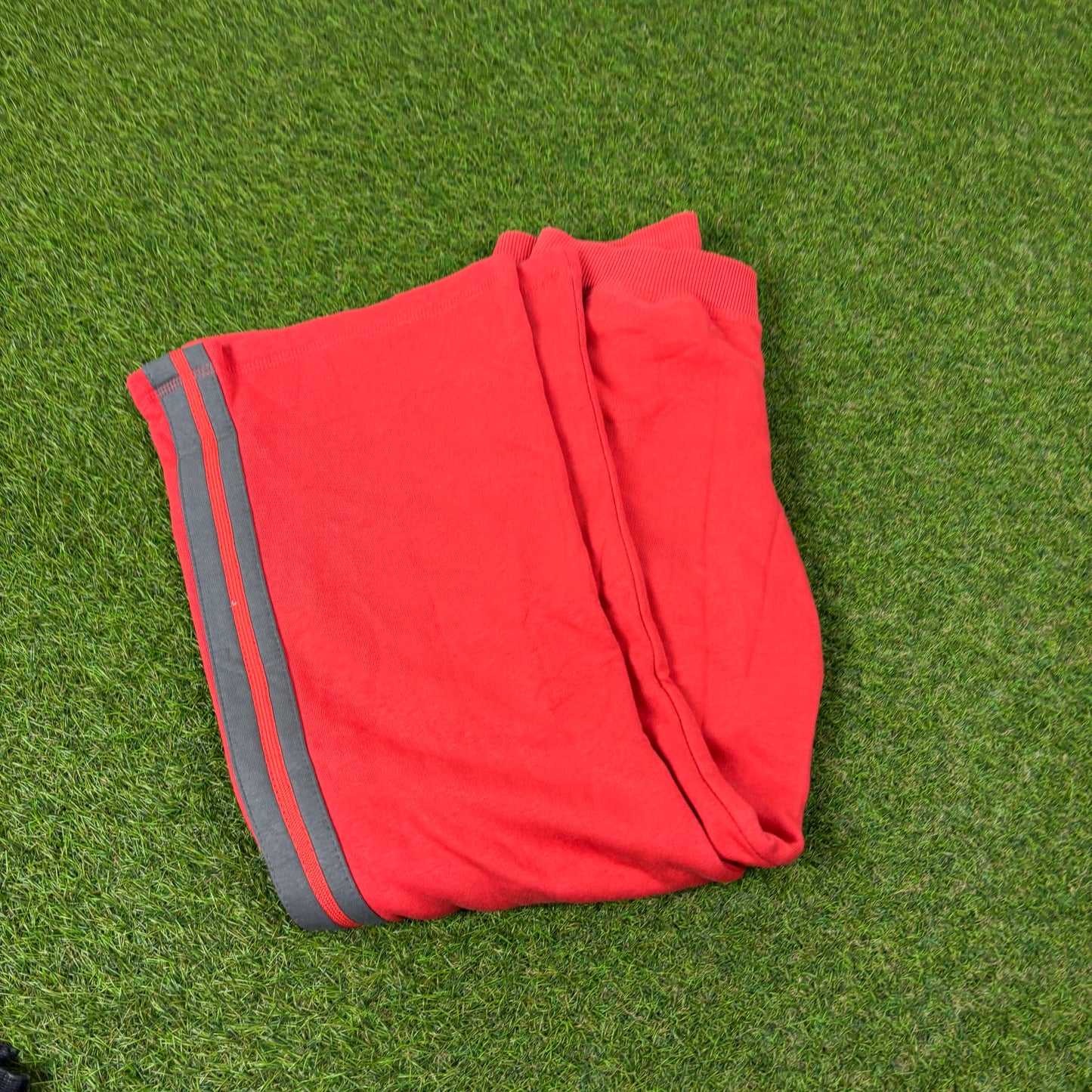 00s Nike Wide Leg Cotton Joggers Red XS
