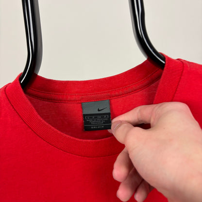 00s Nike Mac Attack McEnroe T-Shirt Red Small