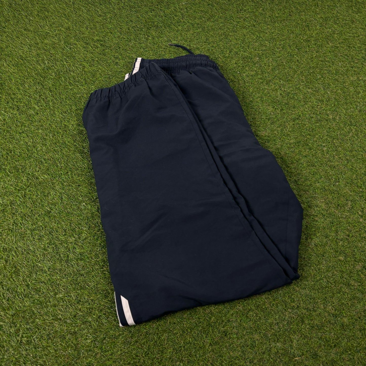 00s Adidas Piping Joggers Blue Medium