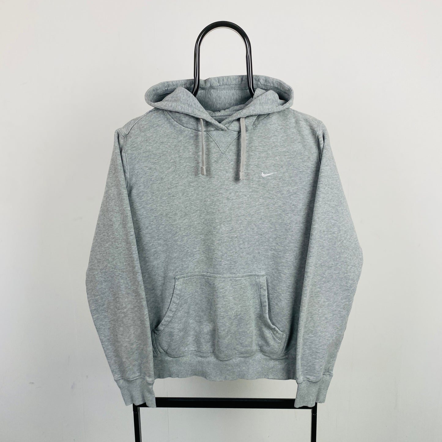 00s Nike Heavyweight Hoodie Grey XS