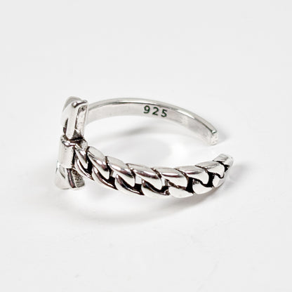 Star Band Ring Adjustable Vintage