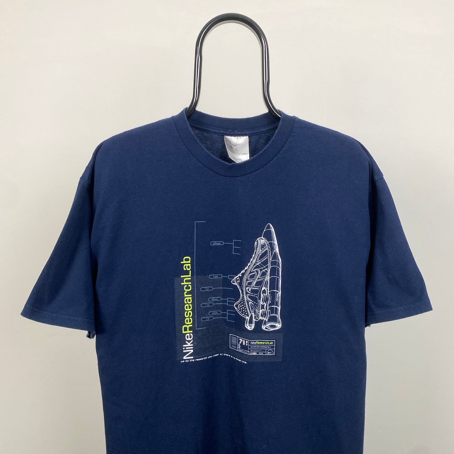 00s Nike Research Lab Shox T-Shirt Blue Medium
