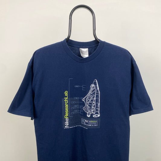 00s Nike Research Lab Shox T-Shirt Blue Medium