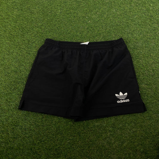 90s Adidas Trefoil Shorts Black XS