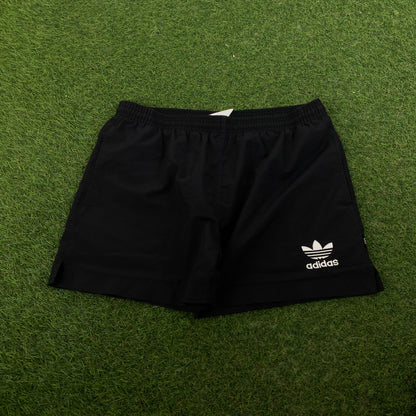 90s Adidas Trefoil Shorts Black XS