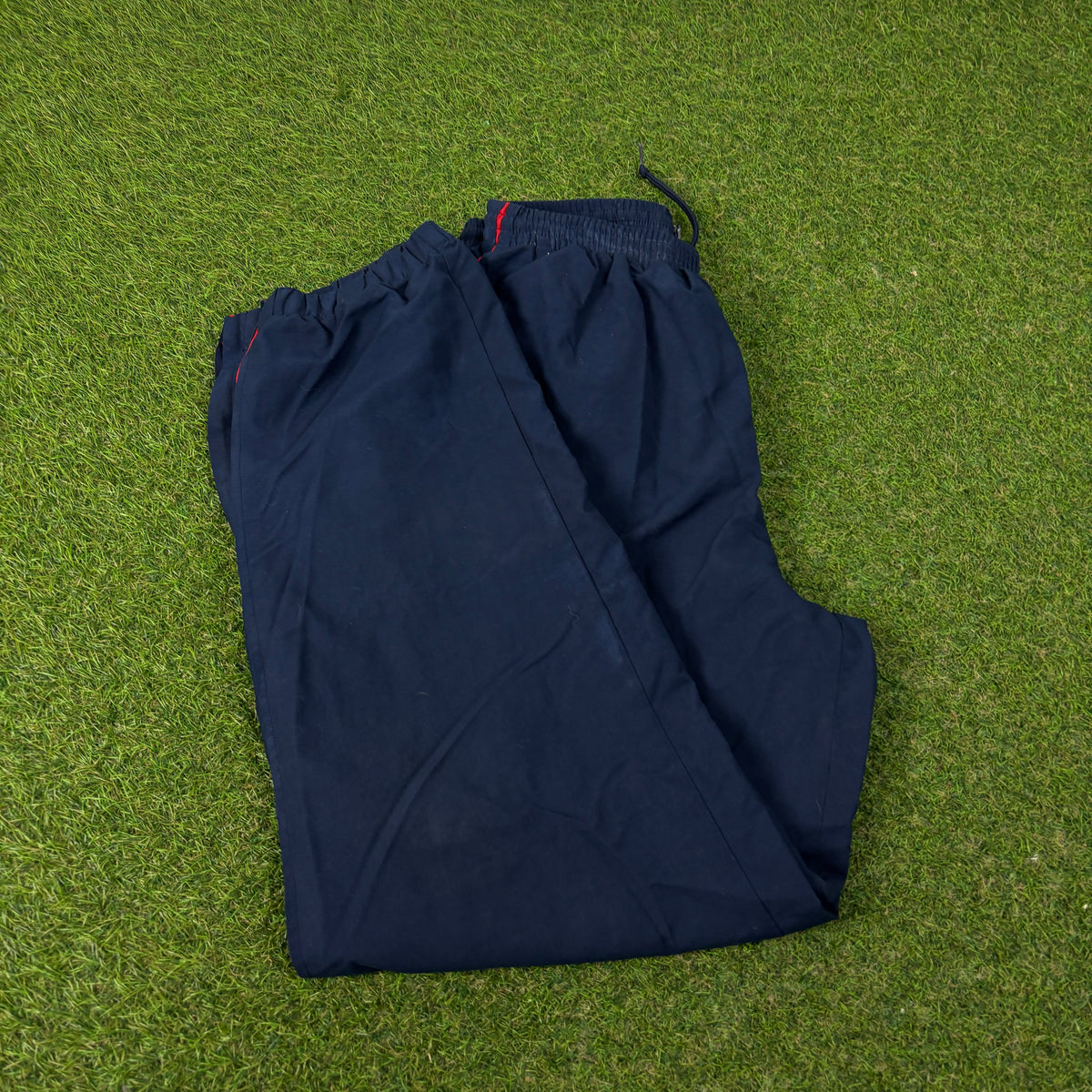 00s Umbro Piping Joggers Blue Small