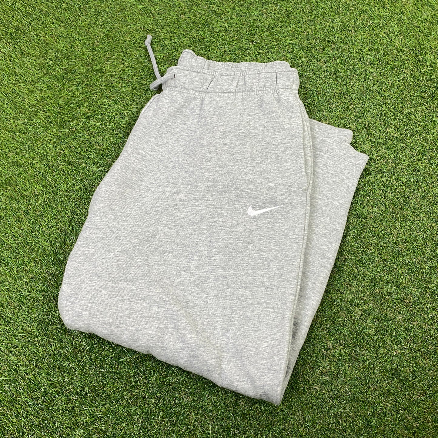 00s Nike Wide Leg Cotton Joggers Grey Large