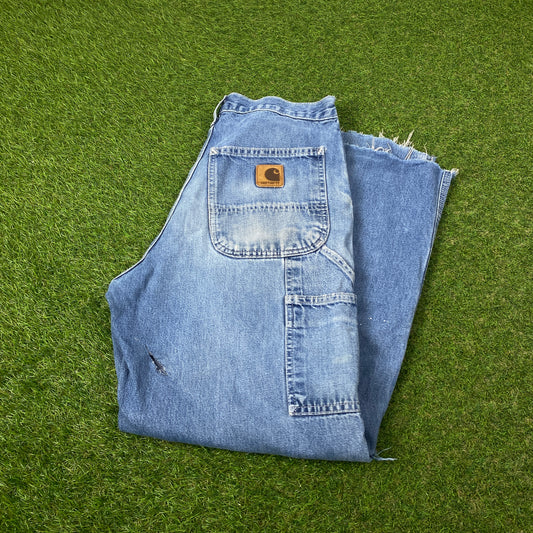 00s Carhartt Carpenter Jeans Blue Small 31x32 Joggers
