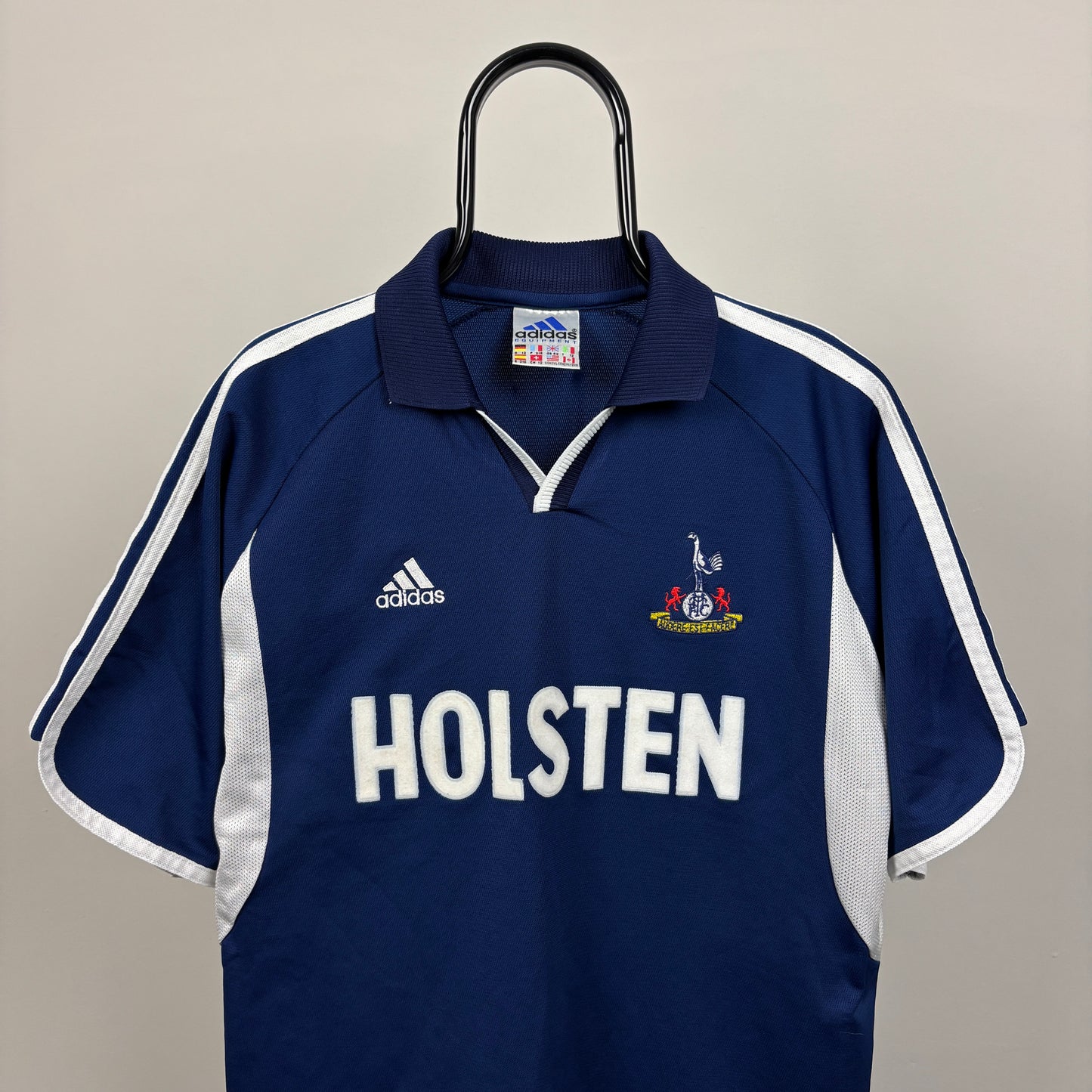 90s Adidas Tottenham Football Shirt T-Shirt Blue XL
