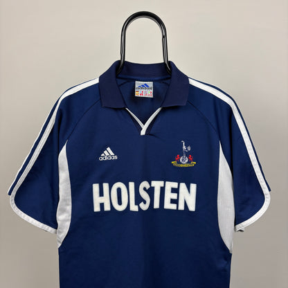 90s Adidas Tottenham Football Shirt T-Shirt Blue XL