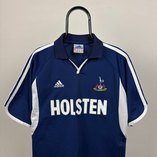 90s Adidas Tottenham Football Shirt T-Shirt Blue XL