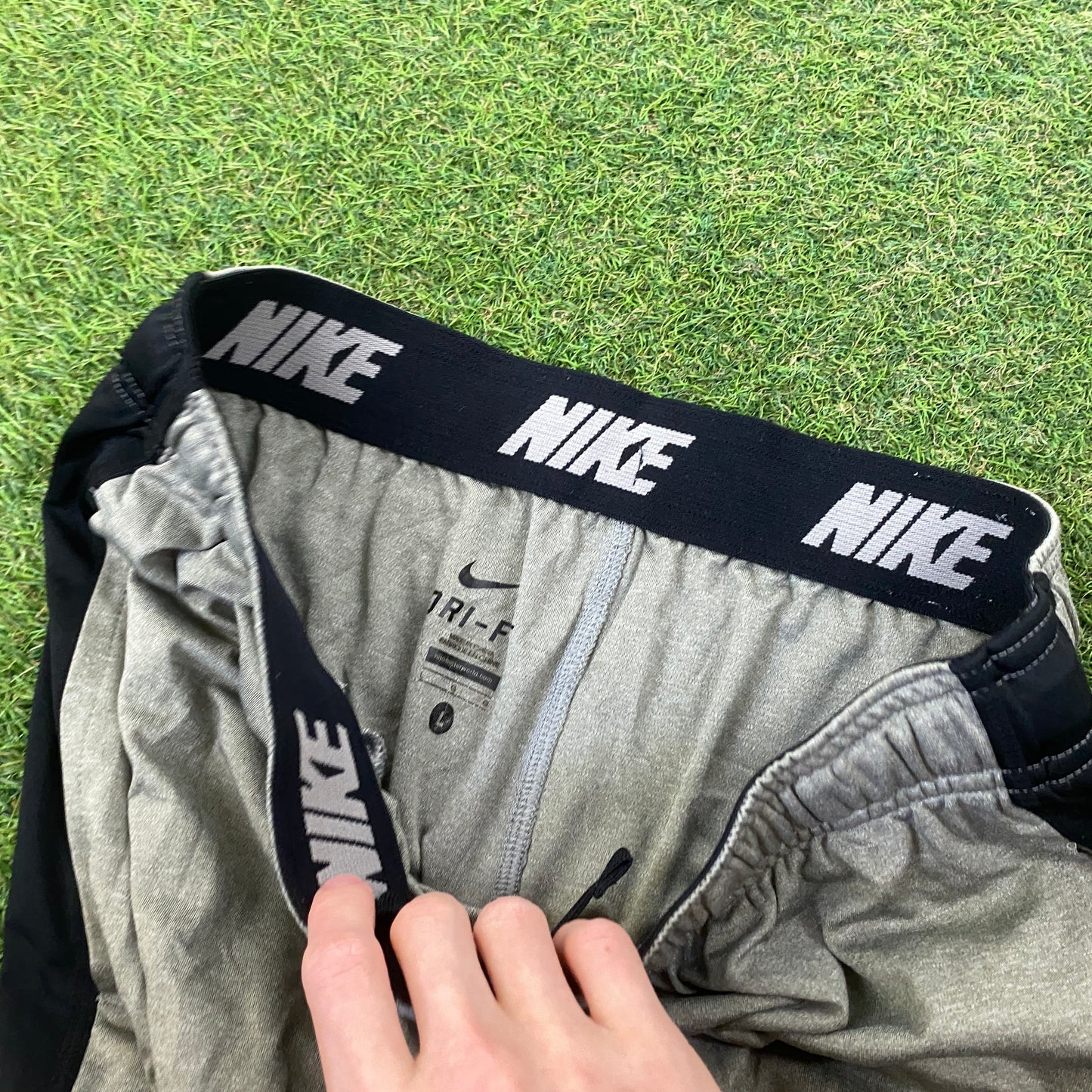 00s Nike Football Shorts Grey Large