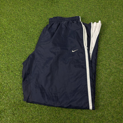 00s Nike Piping Joggers Blue XL