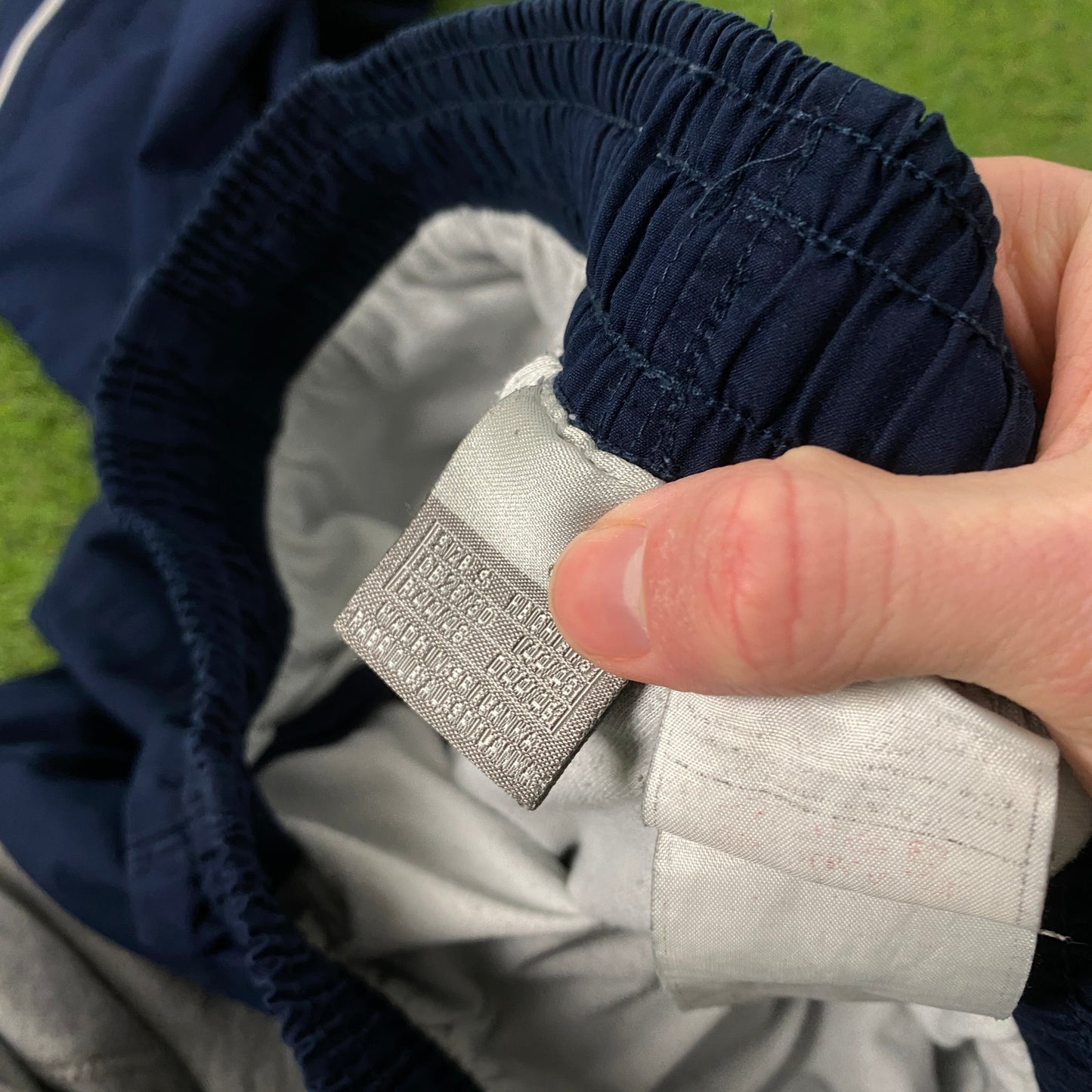 00s Nike Piping Joggers Blue Small