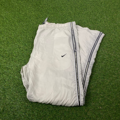 00s Nike Piping Joggers Grey Large