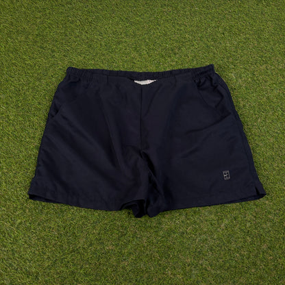 00s Nike Court Tennis Shorts Blue Large