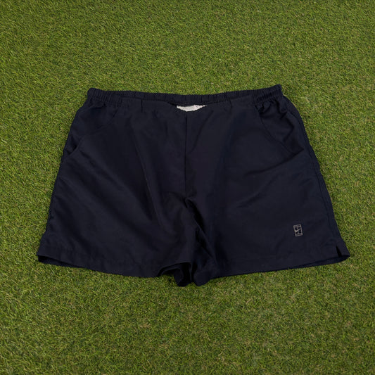 00s Nike Court Tennis Shorts Blue Large