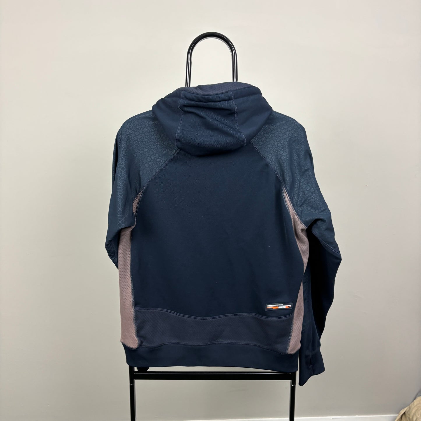 00s Nike Center Swoosh Hoodie Blue Medium