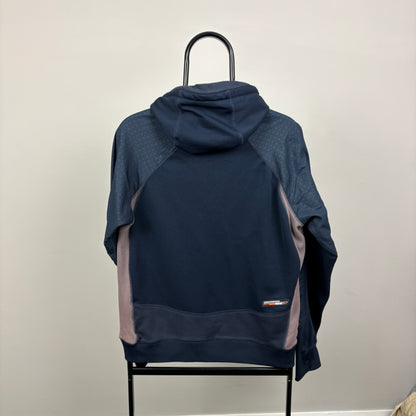 00s Nike Center Swoosh Hoodie Blue Medium