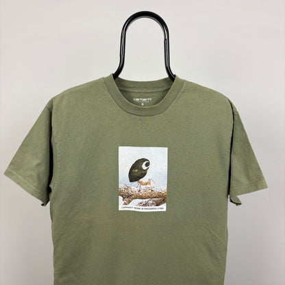 00s Carhartt Leaf T-Shirt Green Small