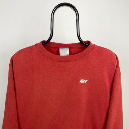 90s Nike Sweatshirt Red Small