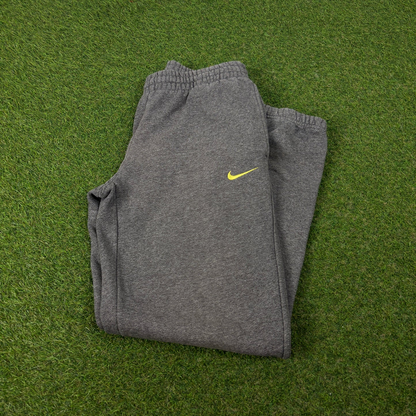 00s Nike Wide Leg Cotton Joggers Grey Small