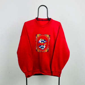 Retro Duck Sweatshirt Red XL
