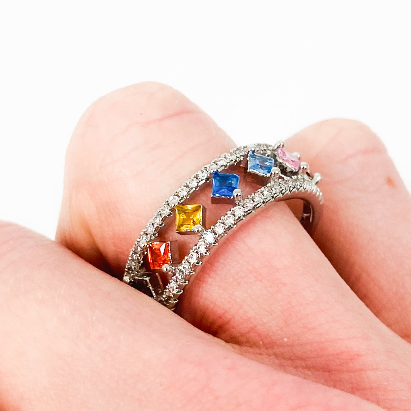 Vintage Bling Band Ring