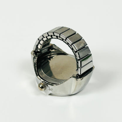 Vintage Watch Ring Midnight Black