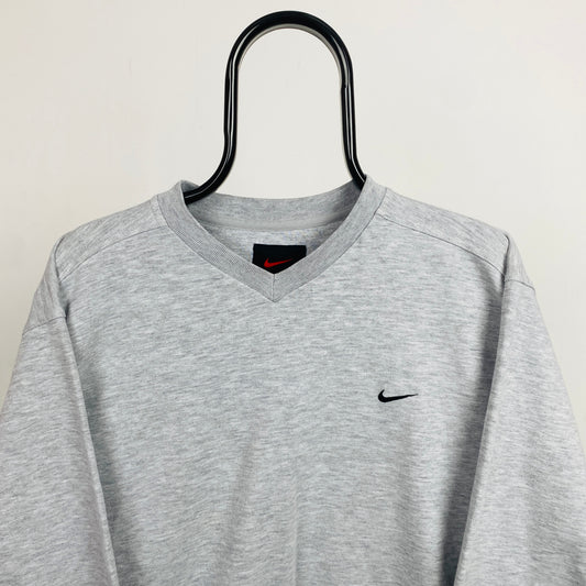 90s Nike Sweatshirt Grey Medium