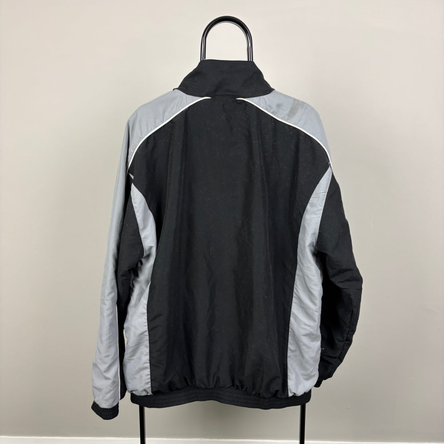 00s Umbro Windbreaker Jacket Black XL