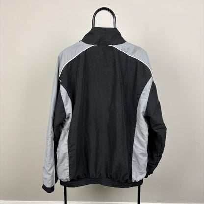 00s Umbro Windbreaker Jacket Black XL