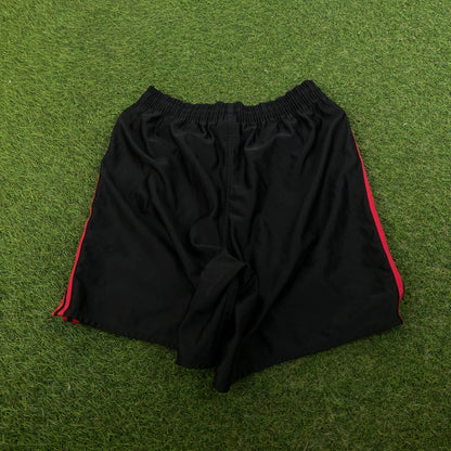 90s Adidas Football Shorts Black Small