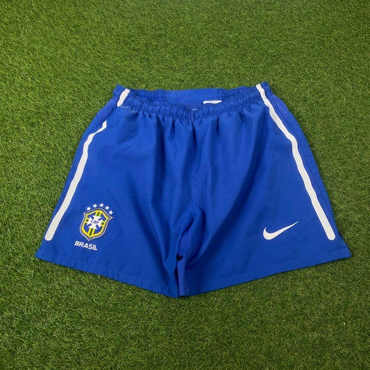 00s Nike Brazil Shorts Blue Large