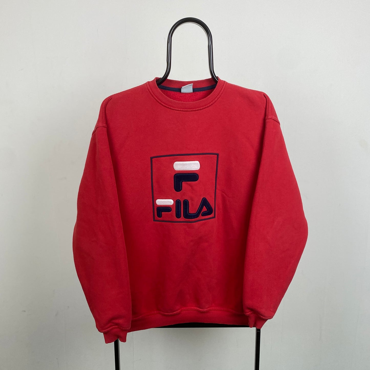 Retro Fila Sweatshirt Red Small