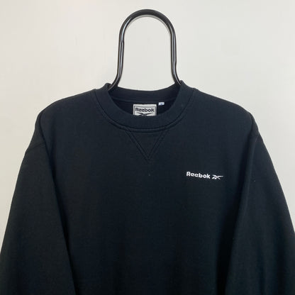 Retro Reebok Sweatshirt Black Small