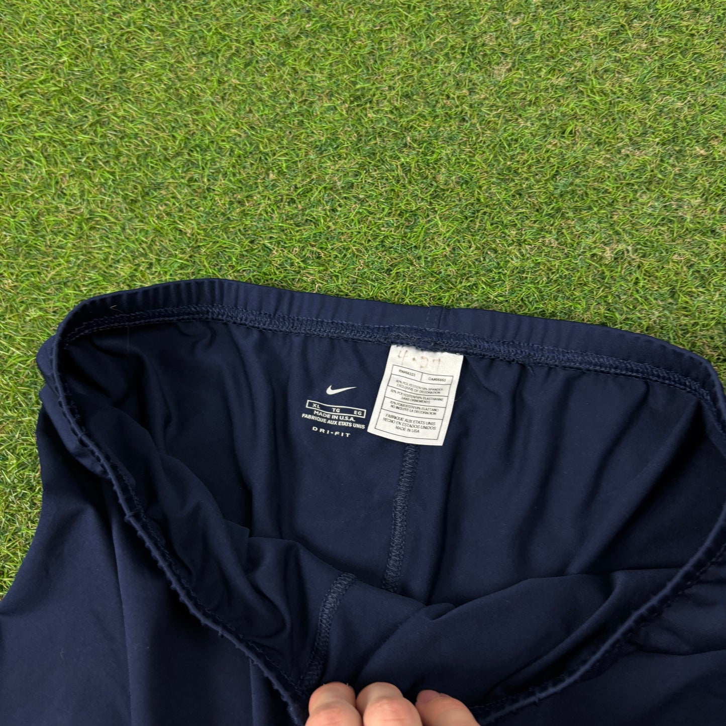 90s Nike Stretchy Nylon Shorts Blue XL