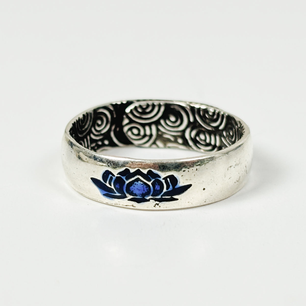 Vintage Lotus Ring Adjustable