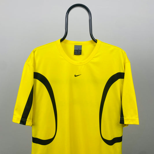 00s Nike Piping T-Shirt Yellow XL