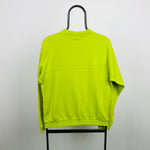 90s Nike Sweatshirt Lime Green Small