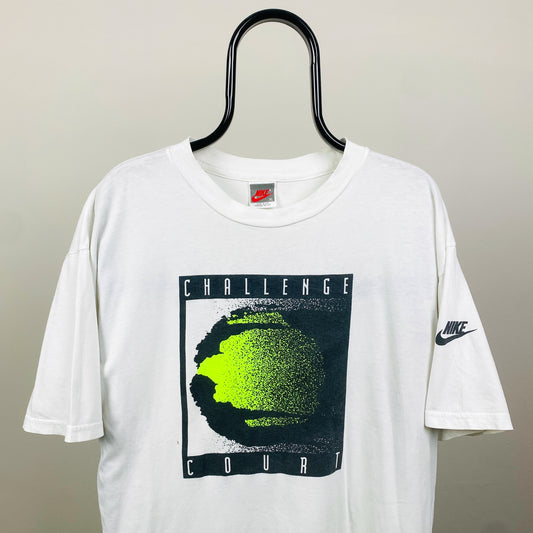 90s Nike Challenge Court T-Shirt White XL