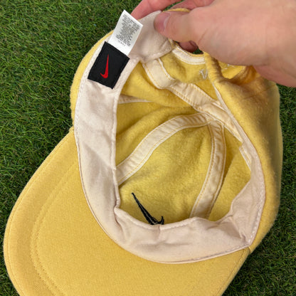 90s Nike Adjustable Strap Hat Yellow
