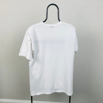 00s Stussy Flowers T-Shirt White Medium