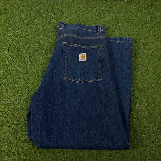 00s Carhartt Brandon Pant Denim Jeans Joggers Blue XL