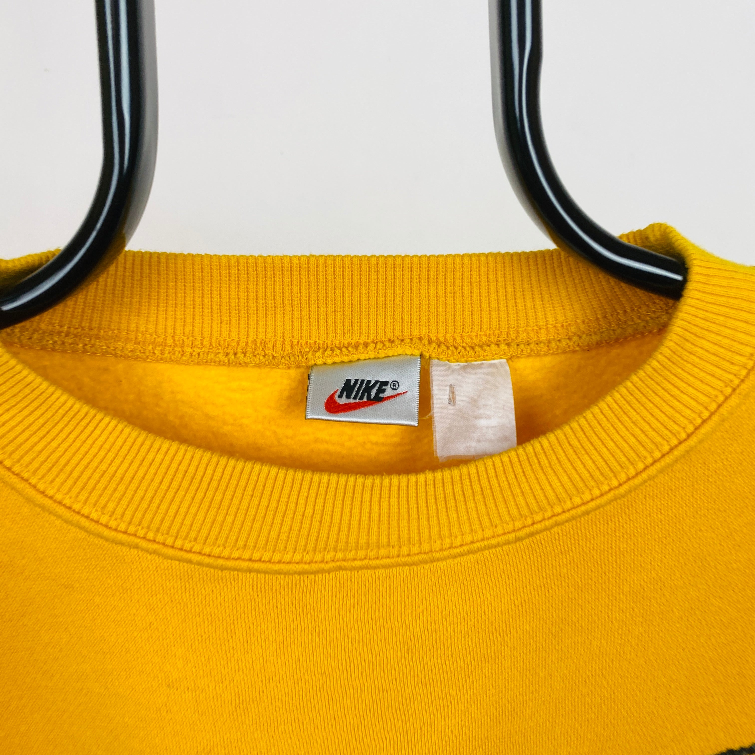 90s Nike Sweatshirt Yellow XL
