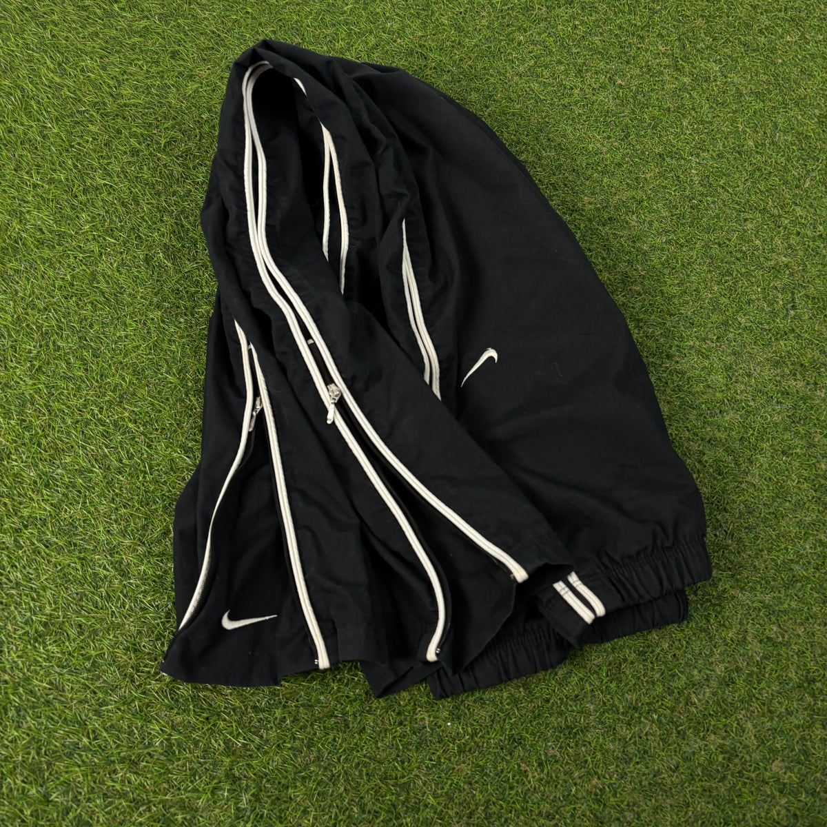 00s Nike Piping Joggers Black Medium