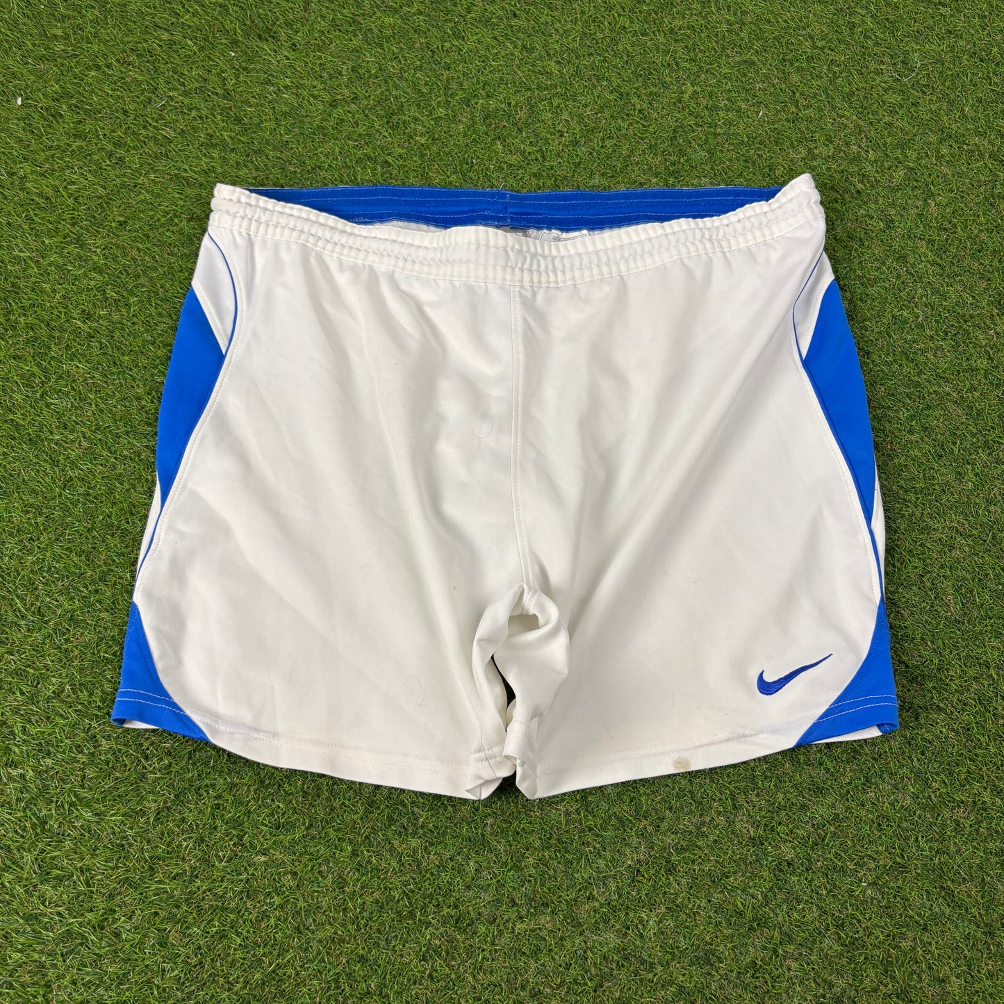 00s Nike Football Shorts White Large