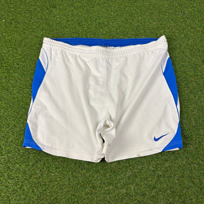 00s Nike Football Shorts White Large