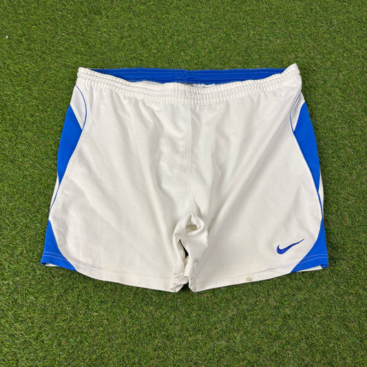 00s Nike Football Shorts White Large