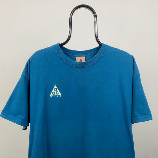 00s Nike ACG Boxy Fit T-Shirt Blue Large